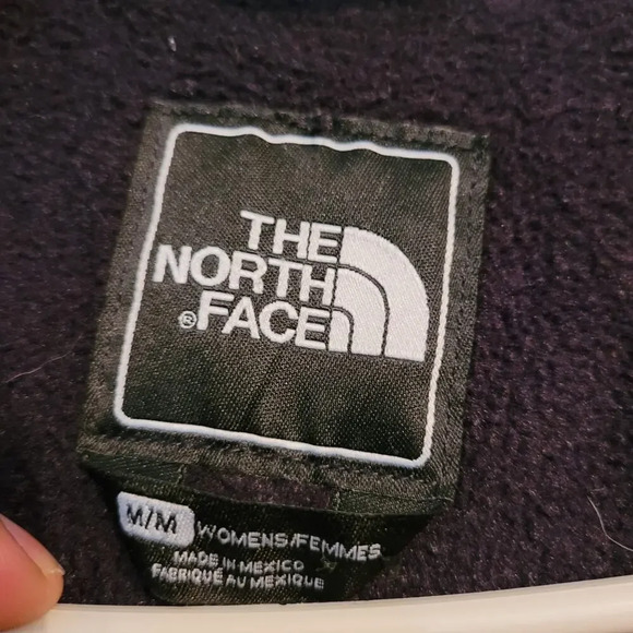 The North Face Women Fleece Full Zip Jacket M Black Pink Breast Cancer Logo - Picture 4 of 11